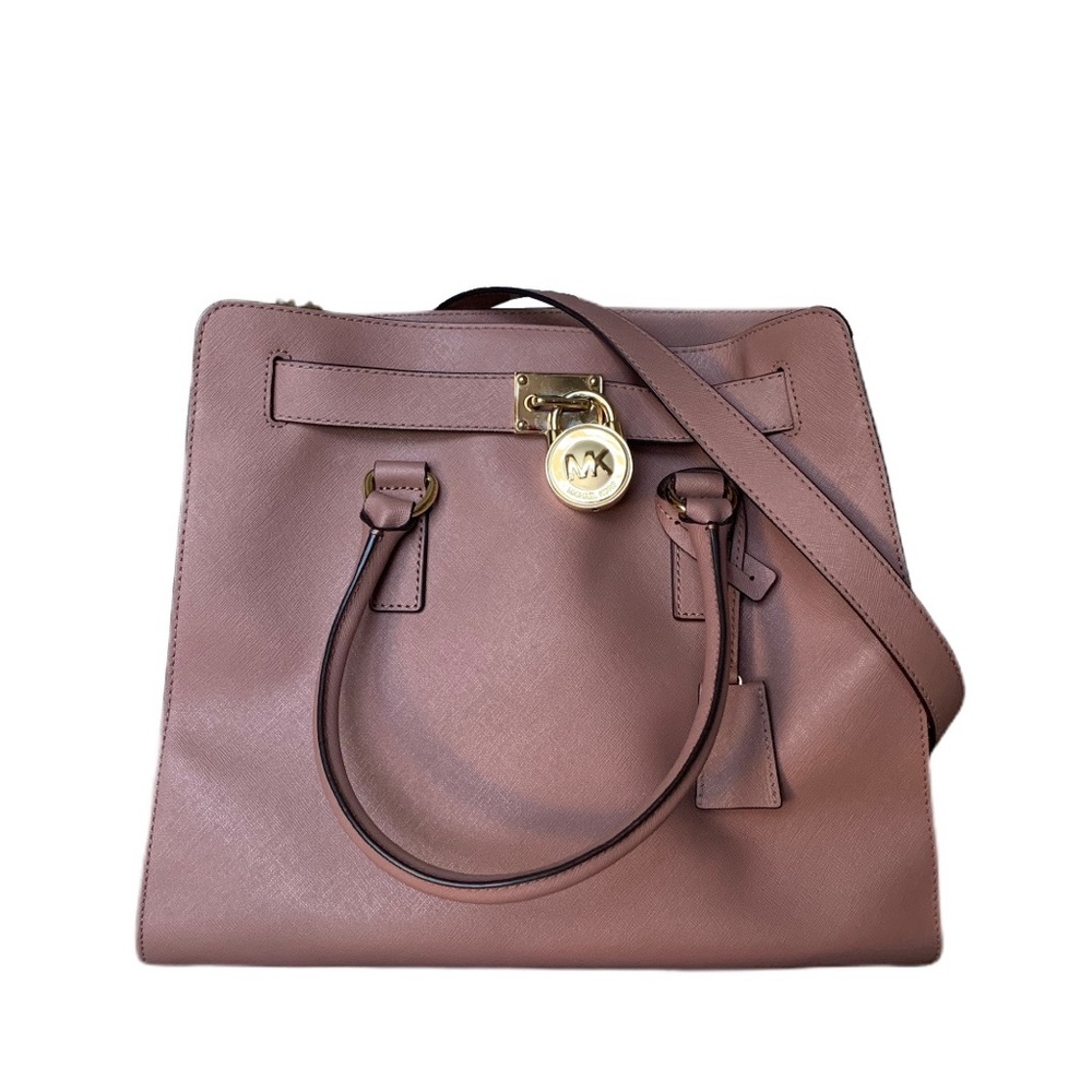 Michael Kors Hamilton Large Tote in Dusty Rose